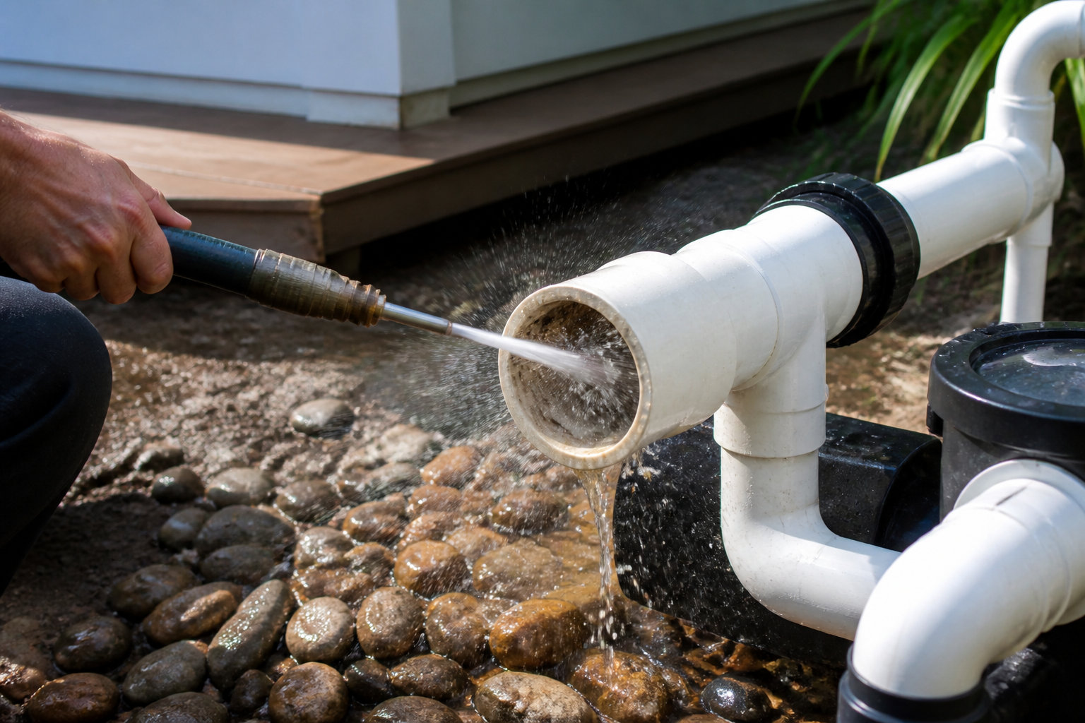 Comment déboucher une canalisation de prise balai obstruée ?